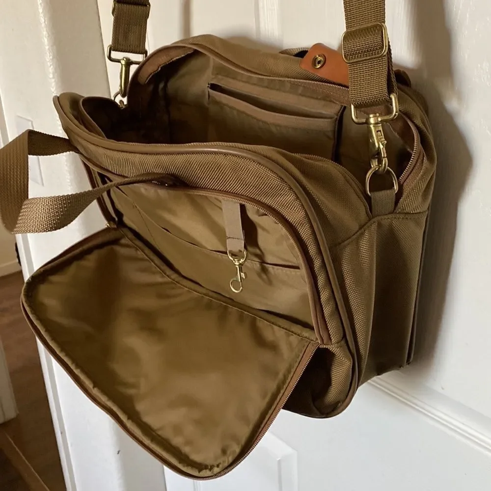 HARTMANN Nylon with Leather Briefcase